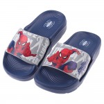 (17~22公分)Marvel蜘蛛人藍灰色輕量兒童拖鞋R#BE3NB*XBB
