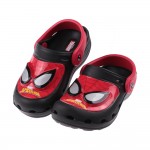 (16~21公分)Marvel蜘蛛人電眼紅黑色兒童電燈布希鞋