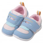 (12.5~14.5公分)Moonstar日本藍粉色3E寬楦寶寶機能學步鞋P#KU4NG*GXX