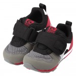 (15~18公分)Moonstar日本有型兒童黑色機能運動鞋...