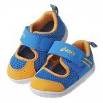 (13~16公分)asics亞瑟士AMPHIBIAN_BABY藍橘色寶寶好涼機能學步鞋I#MN3NB*BBX