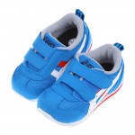 (13.5~15.5公分)asics亞瑟士IDAHO寬版寶藍色寶寶機能學步鞋V#MU4NB*BBX