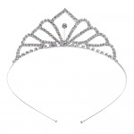 韓風設計晶漾水鑽皇冠造型公主髮箍