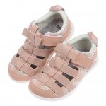 (16~19公分)日本IFME粉金色兒童機能水涼鞋P#HU3NG*XGX