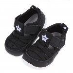 (125~15公分)日本IFME黑色星星寶寶機能水涼鞋P#MD3ND*BXX