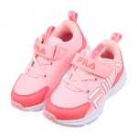 (16~19公分)FILA康特杯系列粉色兒童輕量慢跑運動鞋P...