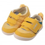(12.5~14.5公分)日本IFME復古黃色寶寶機能學步鞋...