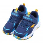 (20~24公分)KangaROOS袋鼠藍黃兒童運動鞋P#K...