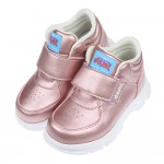 (17.5~23公分)台灣製玫瑰金中筒兒童預防矯正鞋休閒鞋R...