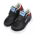 (17.5~23公分)台灣製紅黑格紋中筒兒童預防矯正鞋休閒鞋...