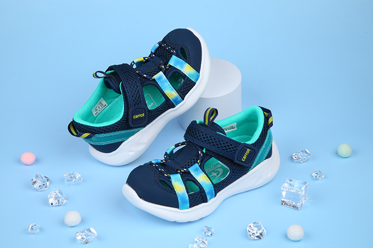 Moonstar日本深藍色速乾速洗樂機能兒童運動鞋