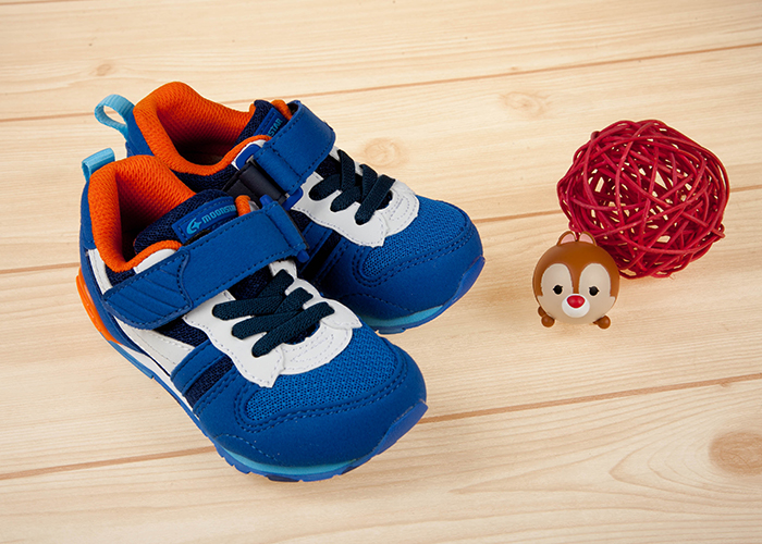 Moonstar日本Hi系列藍色兒童機能運動鞋